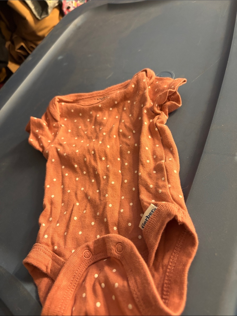 Gerber Polka Dot Baby Onesie Newborn